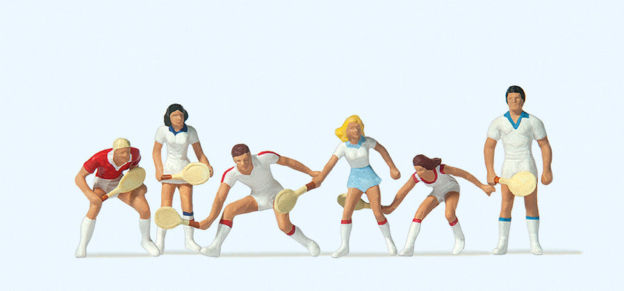 Preiser H0 - 10078 - Tennisspelers