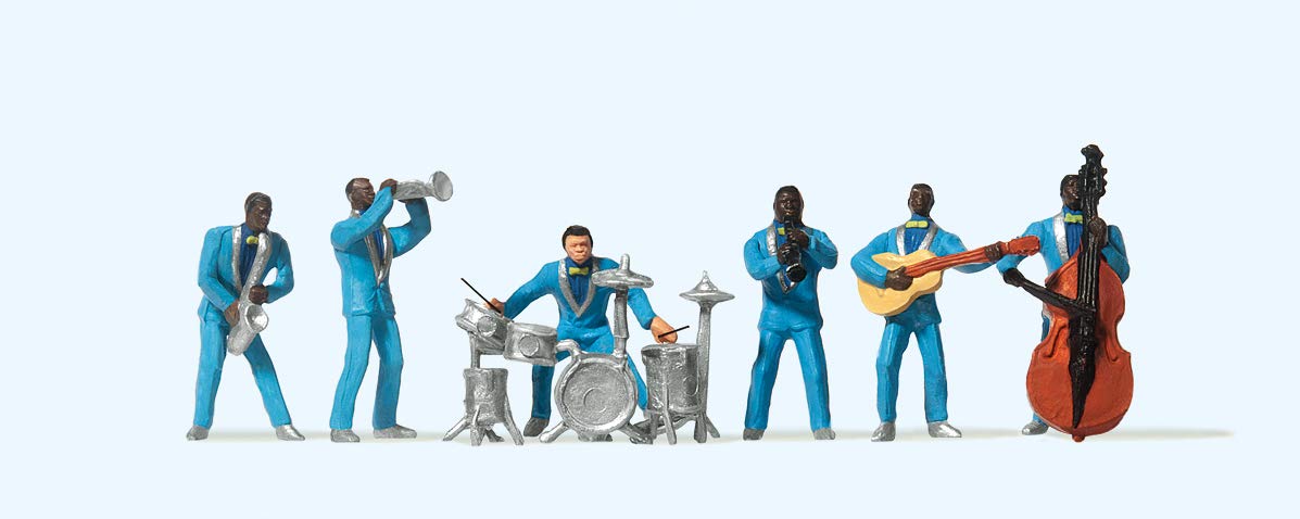 Preiser H0 - 10112 - Jazz band with instruments