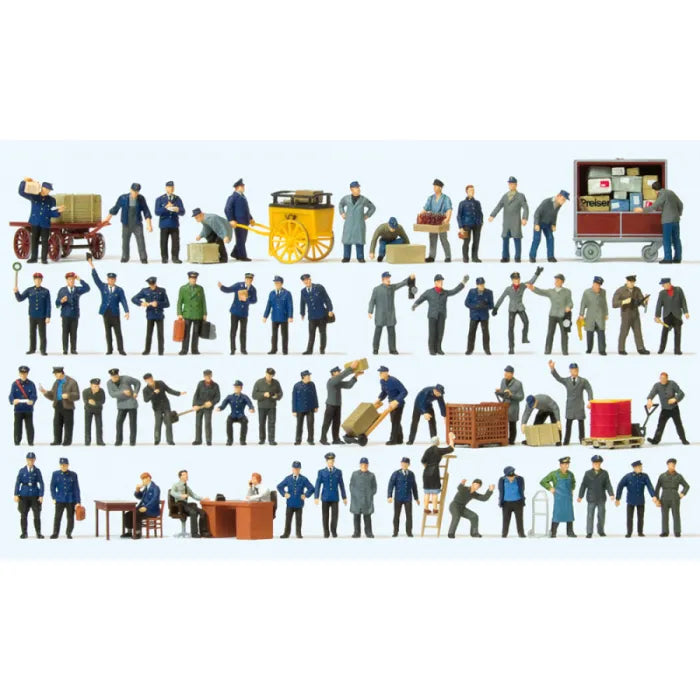 Preiser H0 - 13004 - Superset Figures - 60 Pieces