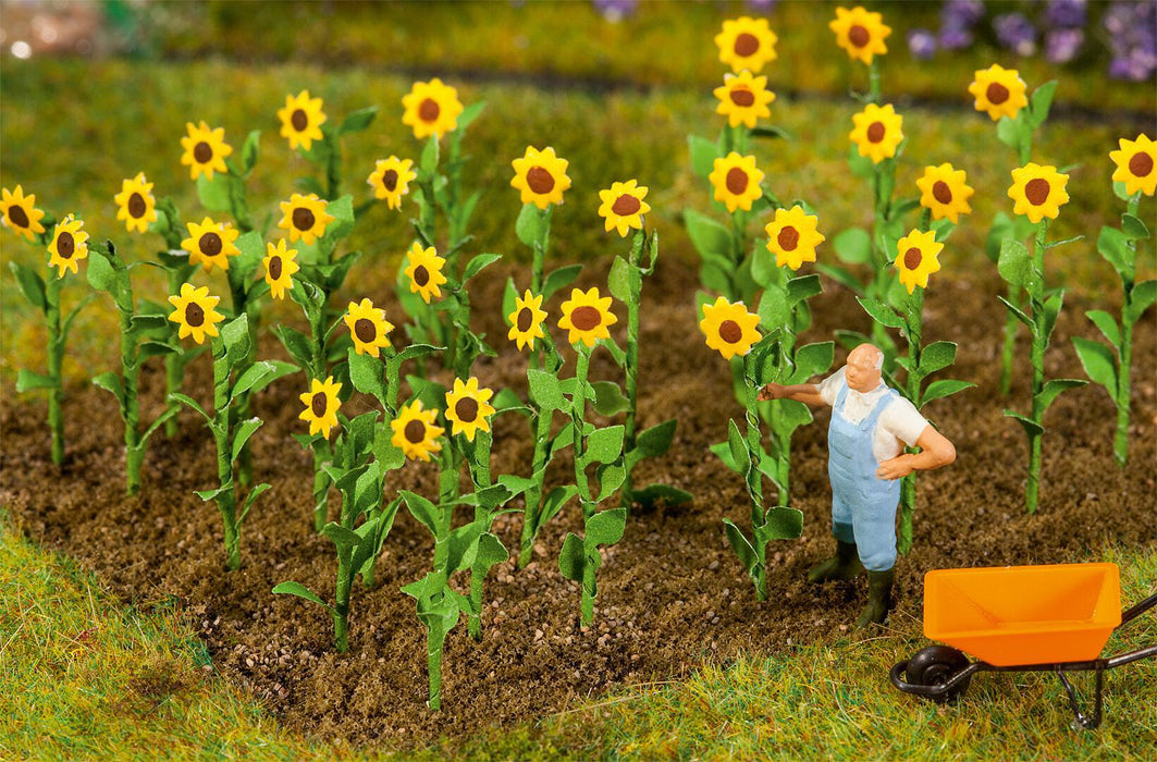 Faller - 181256 H0 - 16 x Zonnebloemen