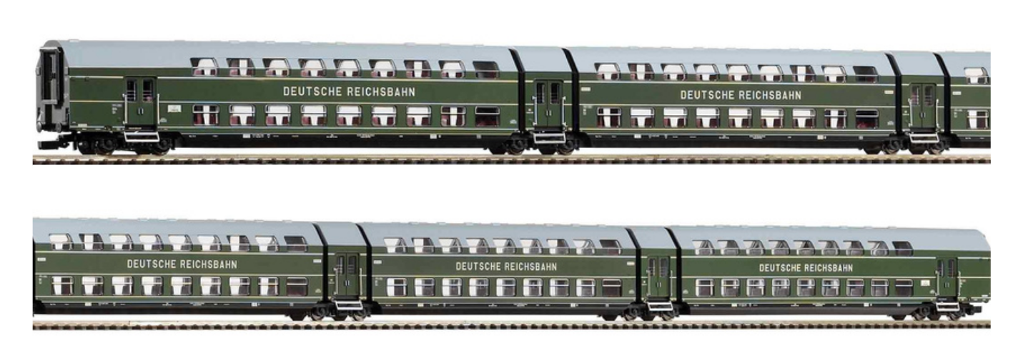 Piko 53124 – Dubbeldekker Treinset DGBe12 – DR – Nieuw