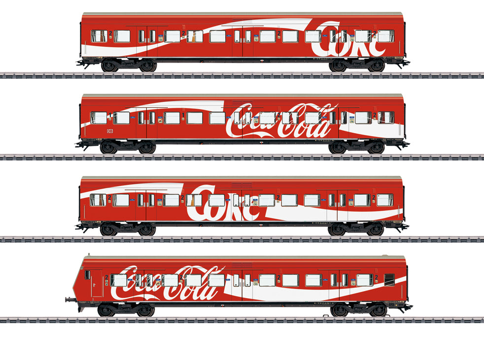Märklin 43890 - Set Passagiersrijtuigen - S-Bahn - "Coca-Cola"