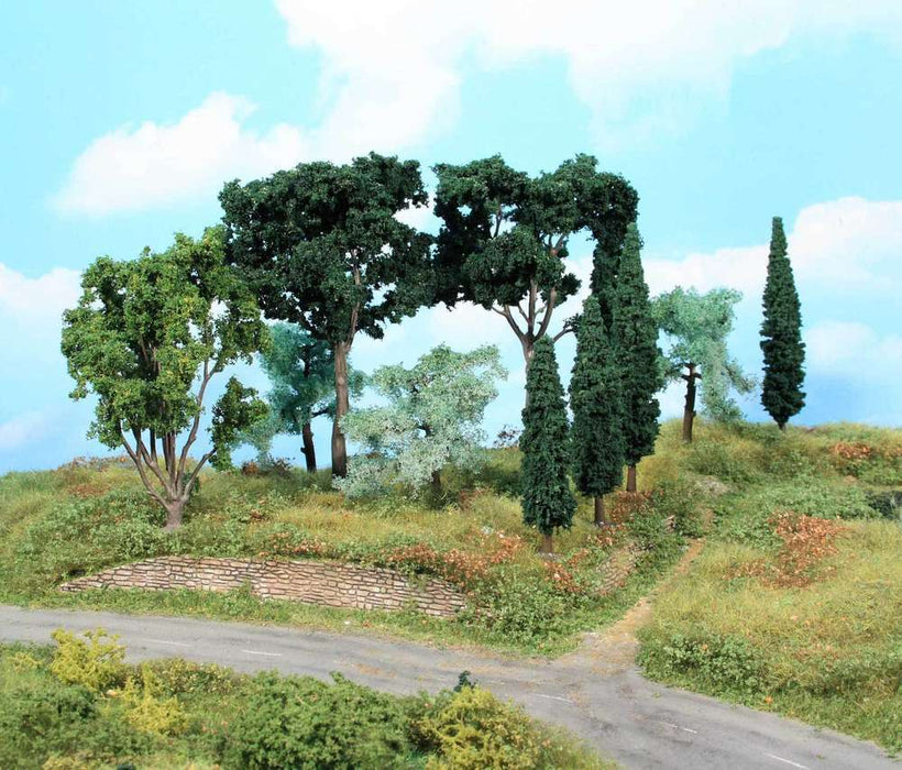 Heki 1774 - H0 - Mediteraanse Boomset (11 Stuks) 8-17cm