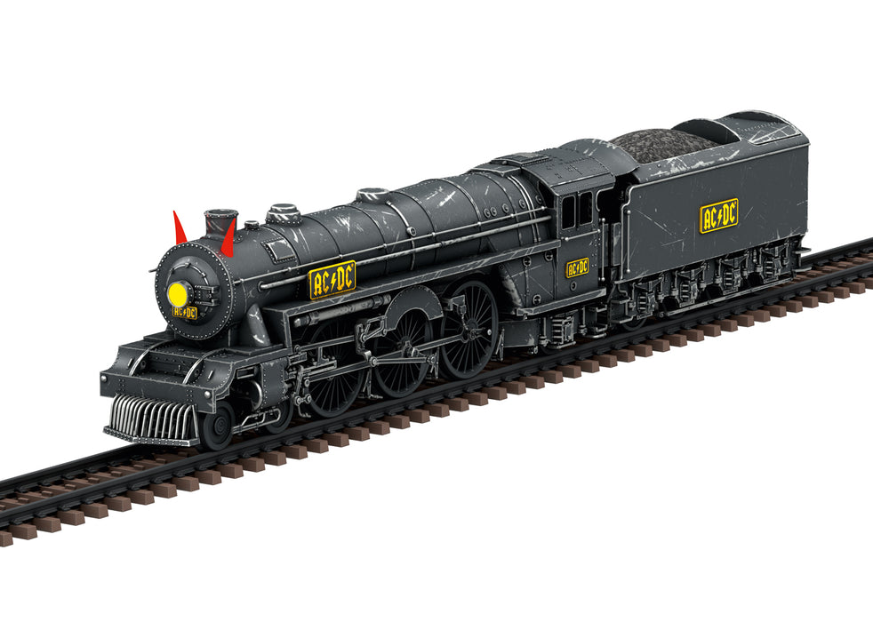 Märklin 39966 - Steam Locomotive with Tender - AC/DC "Black Ice"