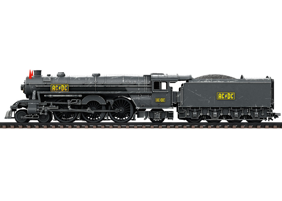 Märklin 39966 - Dampflokomotive mit Tender - AC/DC „Black Ice“