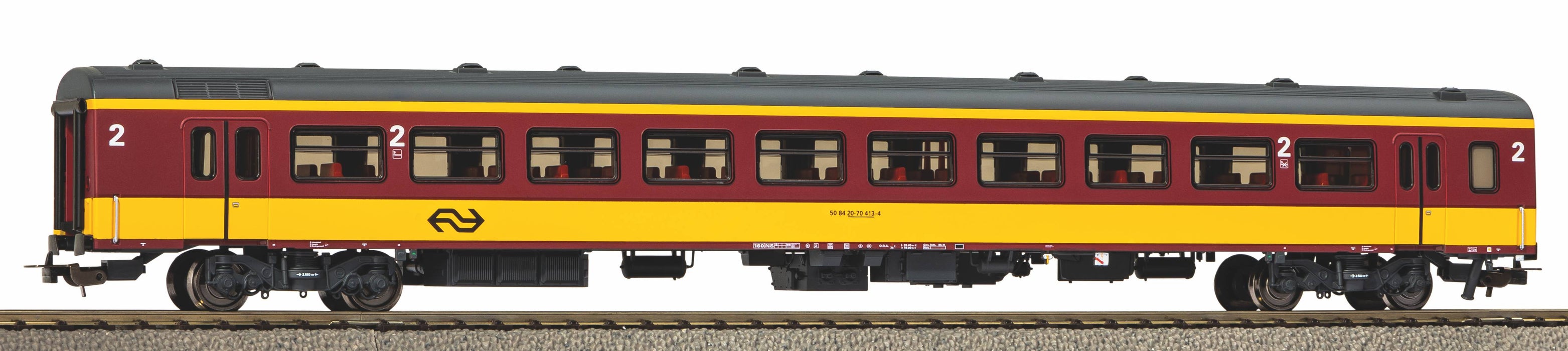 Piko 9764X - Personenwagons Benelux IC - 1e / 2e Klasse - NS/SNCB - Tijdperk IV