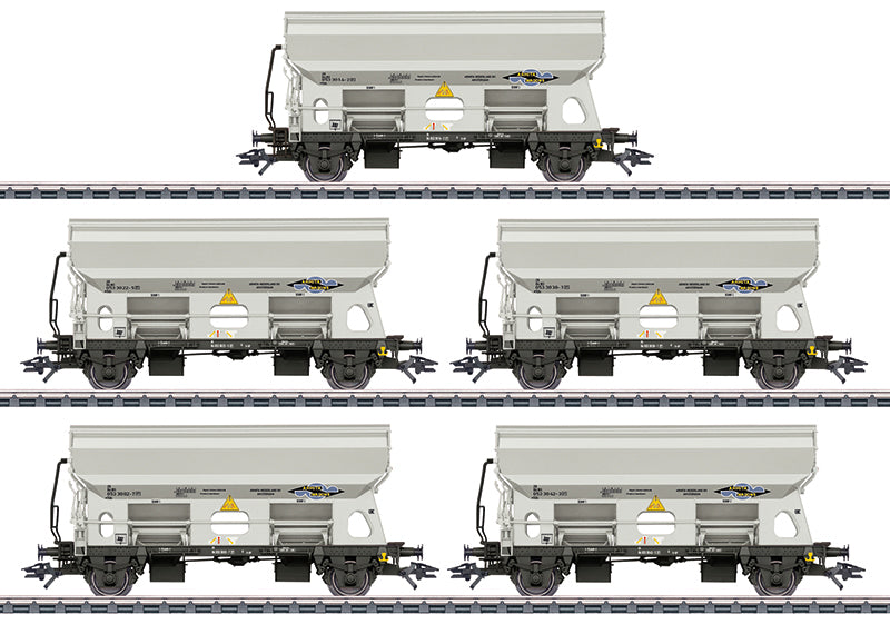 Märklin 46306 - Set 5x Zwenkdakwagens NS/Armita - '70 Jaren