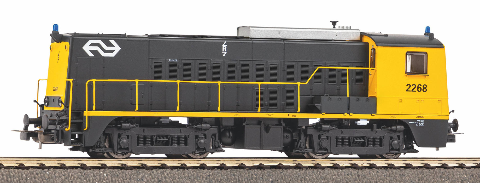 Piko 52932/-3/-4 - NS Rh 2200 Geel/Grijs "Radio" - DC/AC (Sound)