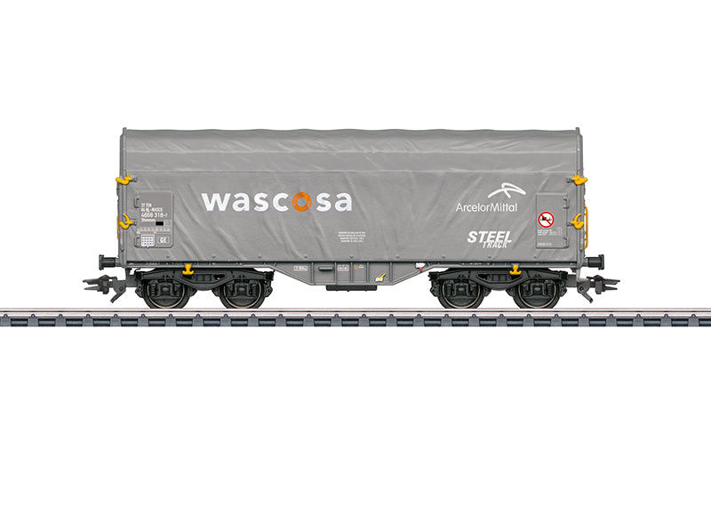 Märklin 47229 - Wagen met Verschuifbaar Dekzeil "Shimmns" - Wascosa
