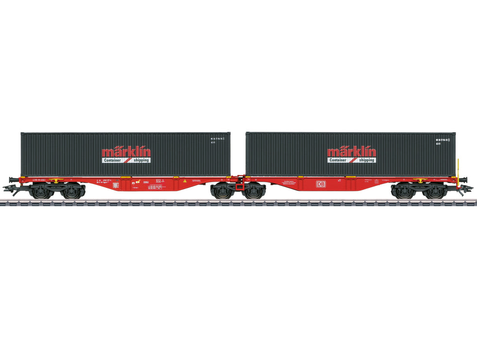 Märklin 47812 - Dubbele containerwagen type Sggrss 80 - Märklin Store Editie