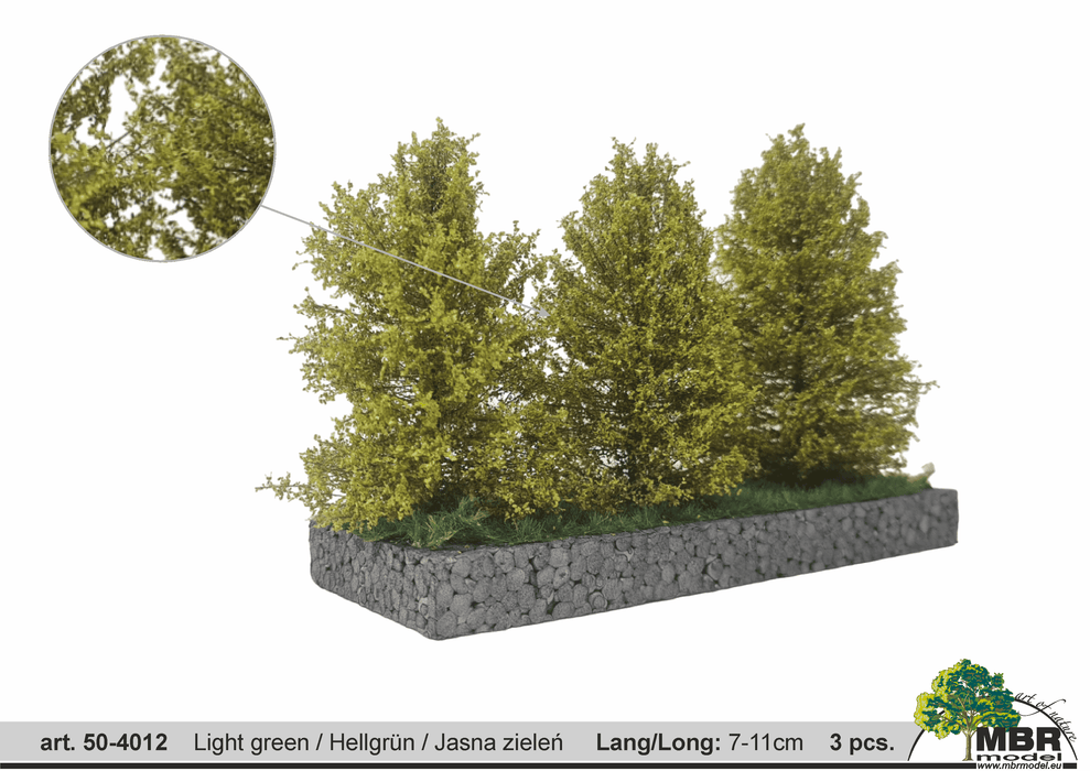MBR 50-4012 - Hoge Struiken Lichtgroen - 7-11cm - 3 Stuks