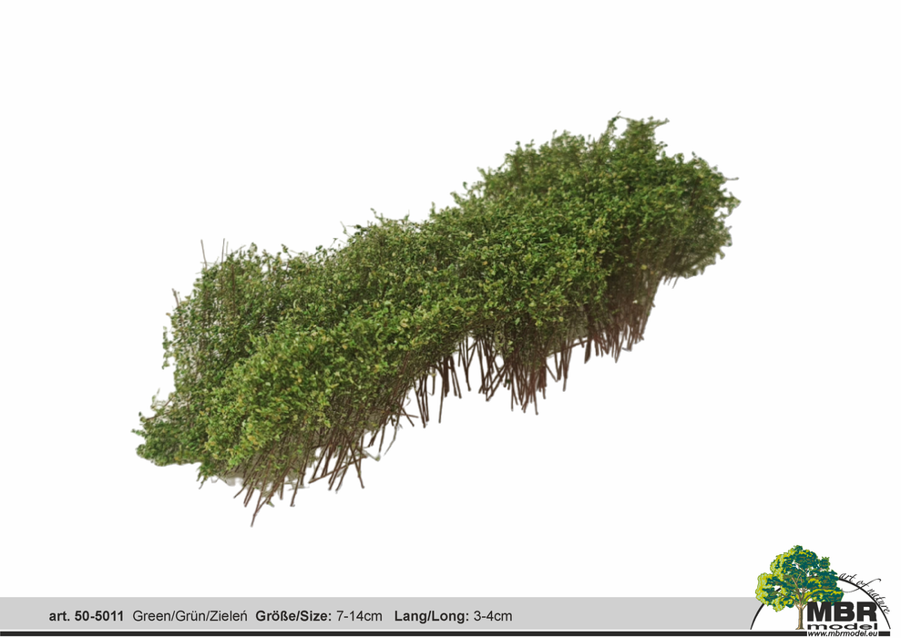 MBR 50-5011 - Shrub Green - 7-14cm x 3-4cm