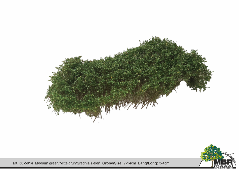 MBR 50-5014 - Struikgewas Middelgroen - 7-14cm x 3-4cm