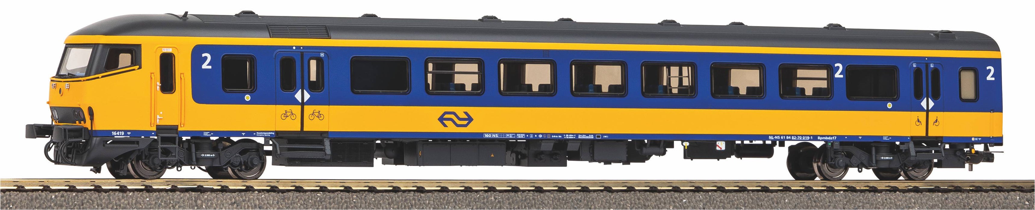 Piko 97654/97655 - Stuurstandwagon IC - NS - AC/DC - Tijdperk VI