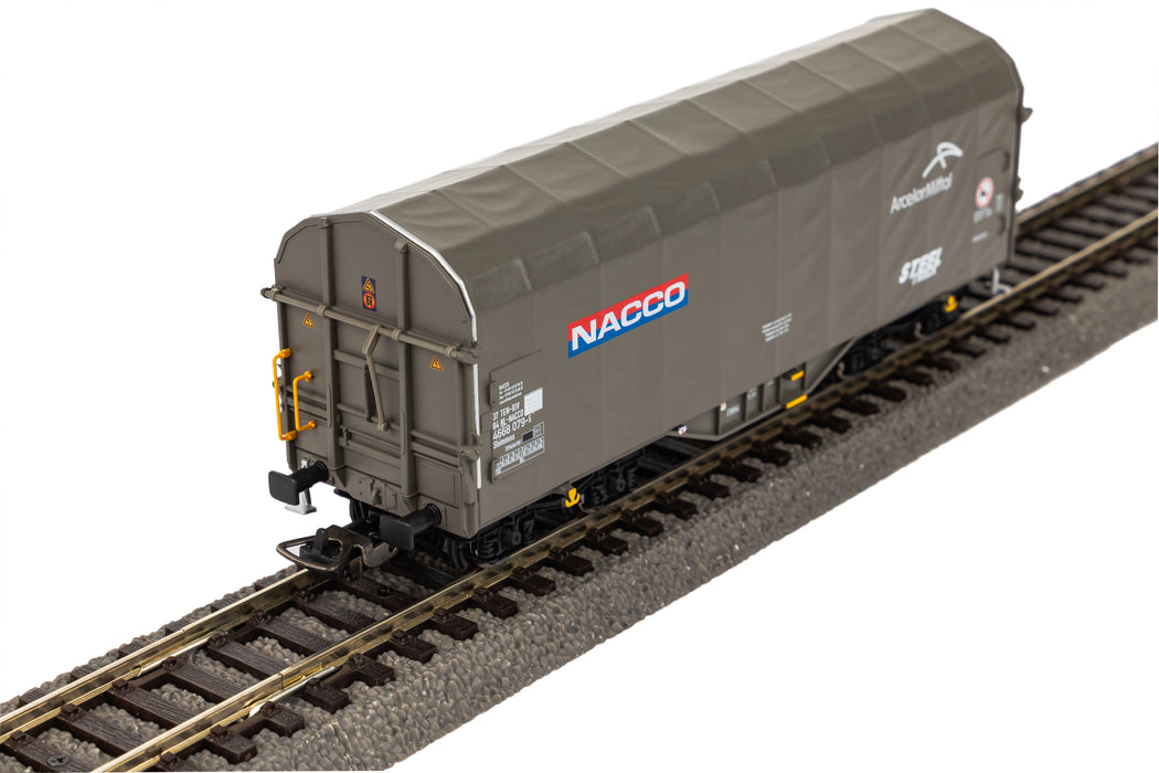 Piko 24623 - Curtainsider wagon Type Shimmns "Nacco" Arcerlormittal - NS - Era VI