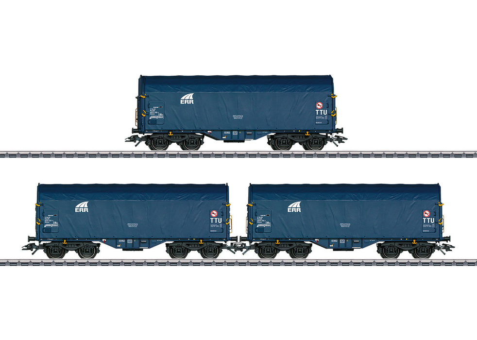 Märklin 47214 - Set of 3 sliding wall wagons - European Rail