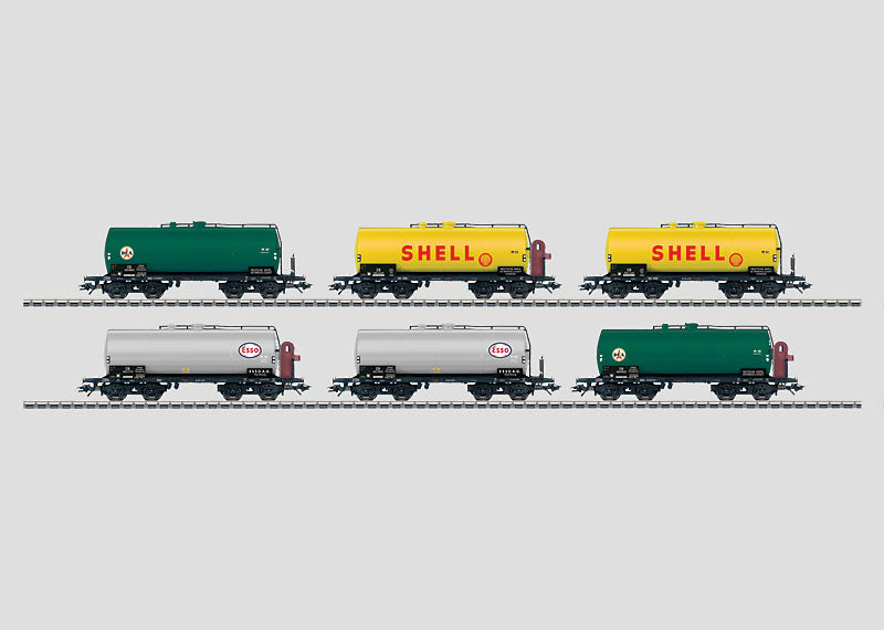 Märklin 46528 - Ketelwagen Set DB - Shell, Esso, DEA