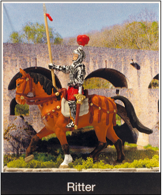 Preiser H0 - 99502 - Ridder op Paard met Stok