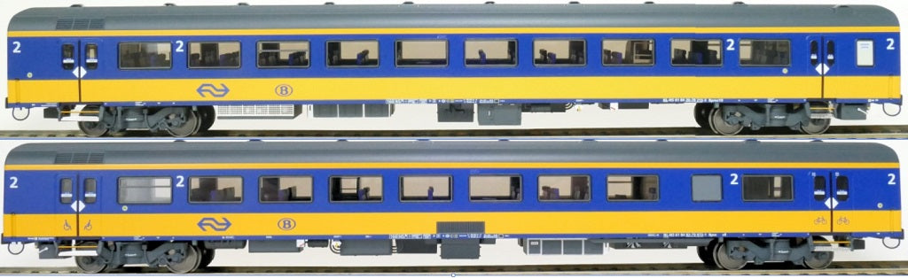 Exact Train - EX11021 A/B - Dubbele Rijtuigenset NS - ICRm Amsterdam - Brussel