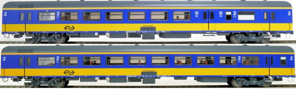 Exact Train - EX11060 A/B - Dubbele Rijtuigenset NS - ICR Belgie - Duitsland - Luxemburg