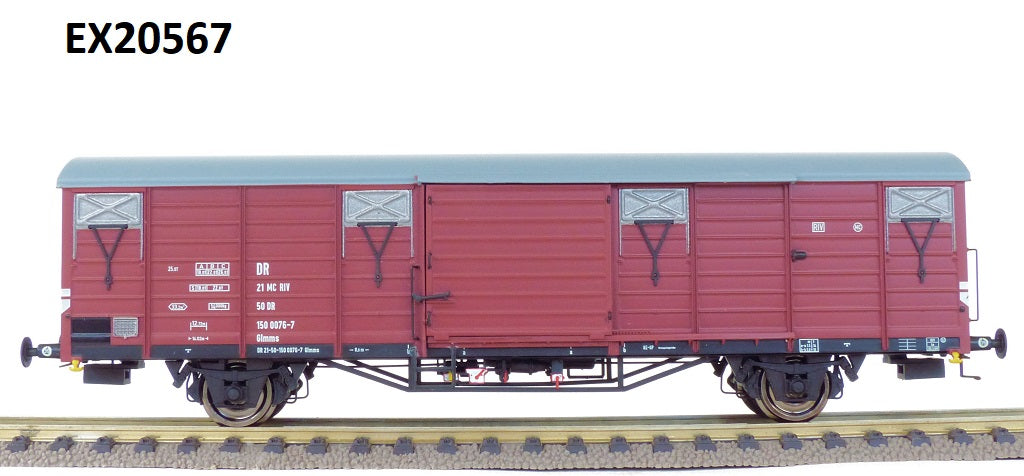 Exact Train - EX20567 - Goederenrijtuig DR - IV - met Deuren