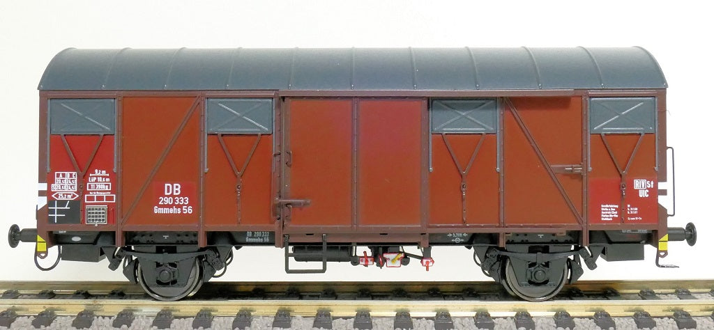 Exact Train - EX20976 - Goederenrijtuig DB - III - Aluminium