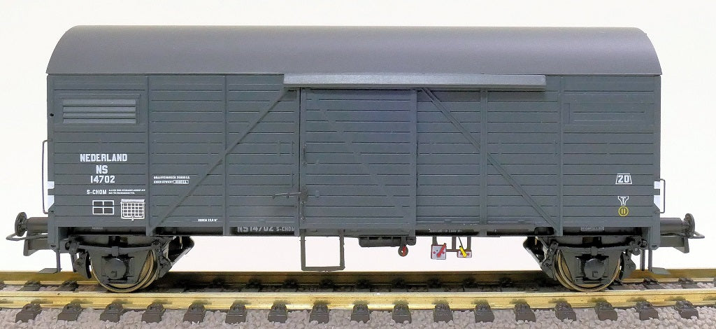 Exact Train - EX23744 - Goederenrijtuig NS - Grijs - III