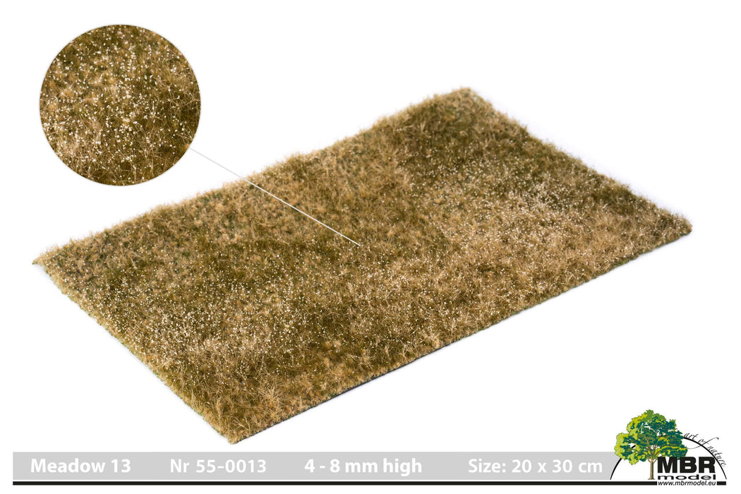 MBR 55-0013 - Realistische Grasmat - Groen / Bruin - 20x30cm