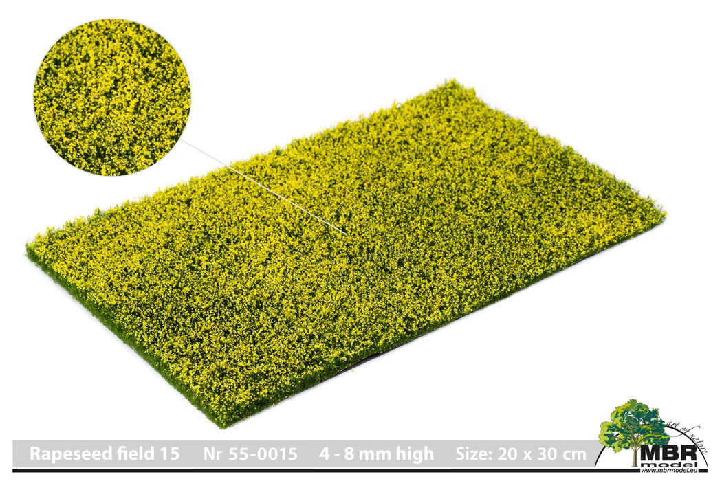 MBR 55-0015 - Realistische Grasmat - Koolzaad - 20x30cm