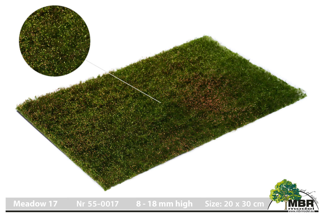 MBR 55-0017 - Realistische Grasmat - Groen Bruin - 20x30cm