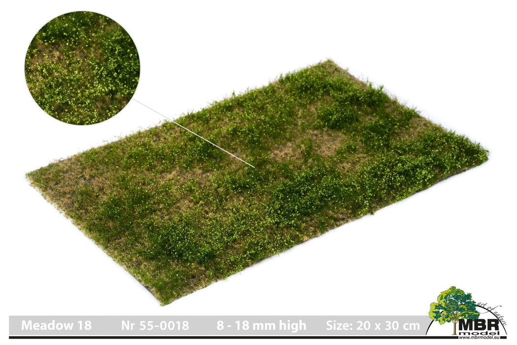 MBR 55-0018 - Realistische Grasmat - Groen II - 20x30cm