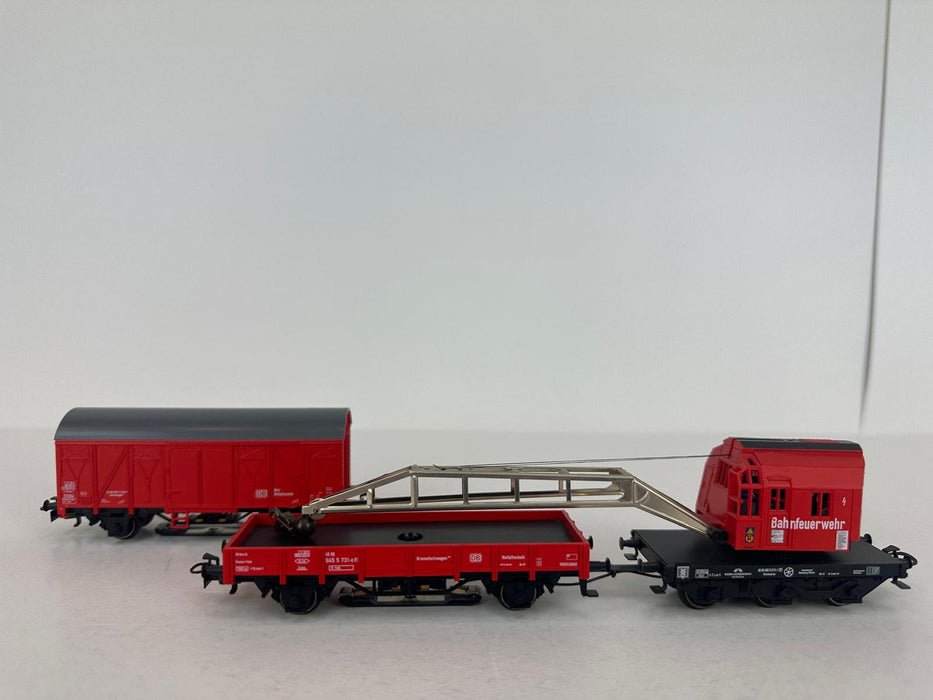 Märklin 46716 – Digitale Brandweer "Krupp-Ardelt 10t" Bergkraanset – DB AG