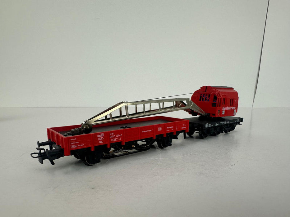 Märklin 46716 – Digital Fire Brigade "Krupp-Ardelt 10t" Mountain Crane Set – DB AG