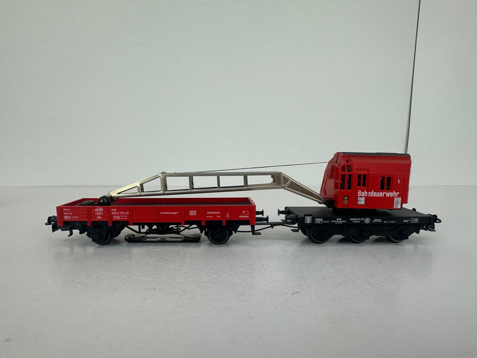 Märklin 46716 – Digital Fire Brigade "Krupp-Ardelt 10t" Mountain Crane Set – DB AG