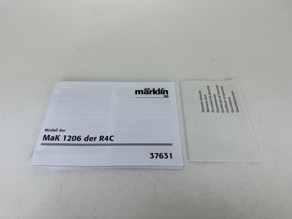 Märklin 37631 – Diesel locomotive MaK 1206 – Rail4Chem (R4C)