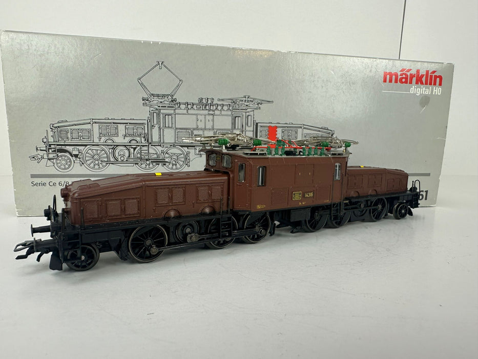 Märklin 39561 - Ce 6/8 III SBB "Krokodil" - Bruin - Elektrische Goederenlocomotief