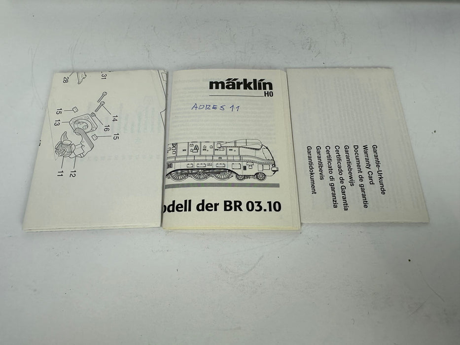Märklin 37914 – BR 03.10 (USTC) – Dampflokomotive mit Tender