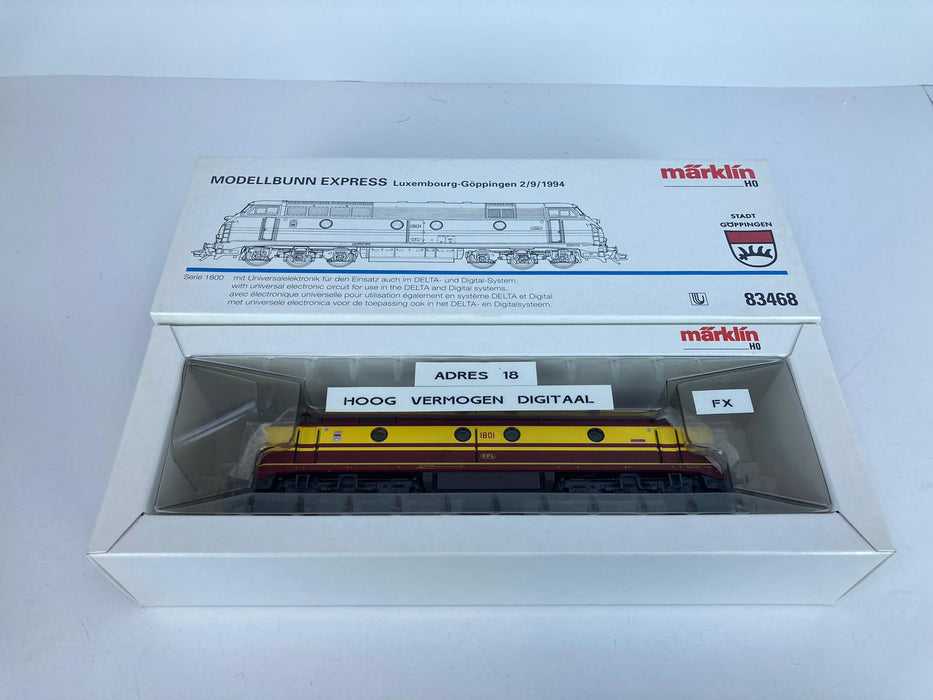 Märklin 83468 – CFL – Diesellokomotive Baureihe 1800 „RTL“