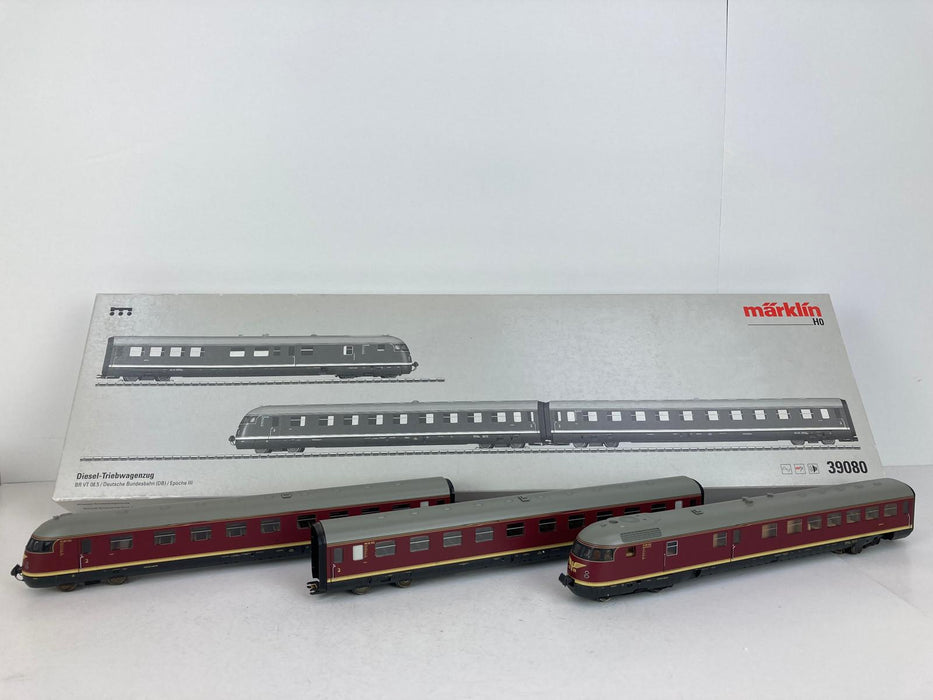 Märklin 39080 – Dieseltreinstel VT 08.5 – DB – Nieuwstaat