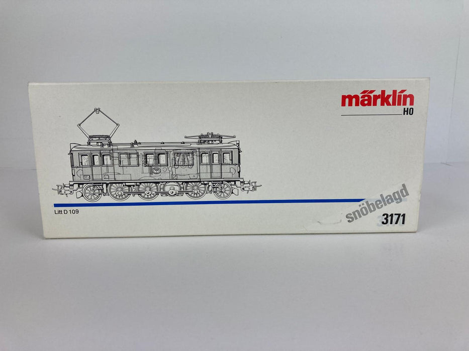 Märklin 3171 – Elektrische Locomotief D 109 – "SJ Litt" - Sneeuw Uitvoering