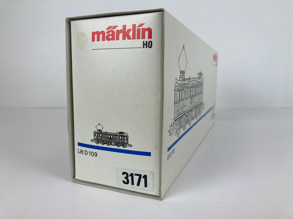 Märklin 3171 – Elektrische Locomotief D 109 – "SJ Litt" - Sneeuw Uitvoering