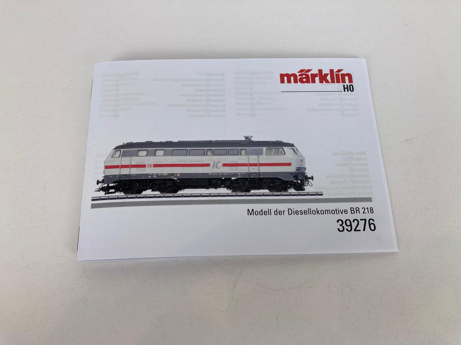 Märklin 39276 – Diesellokomotive BR 218 341-6 „IC-Look“ – Neu