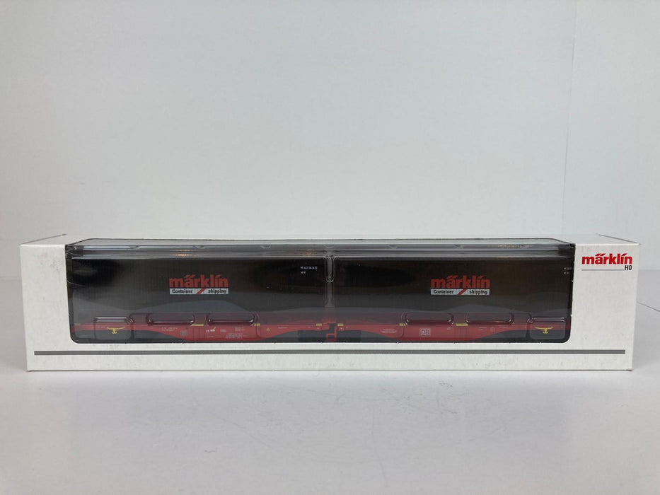 Märklin 47812 - Double container wagon type Sggrss 80 - Märklin Store Edition