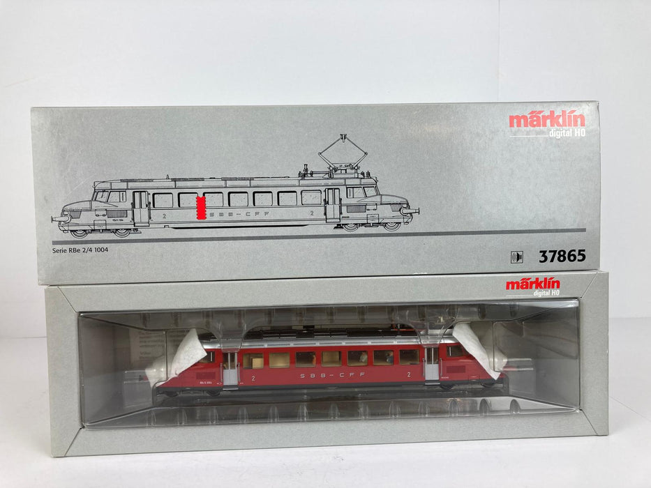 Märklin 37865 – Elektrotriebwagen RBe 2/4 1004 „Roter Pfeil“ – SBB