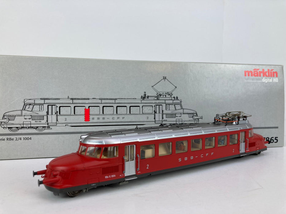 Märklin 37865 – Elektrische Motorwagen RBe 2/4 1004 “Roter Pfeil” - SBB