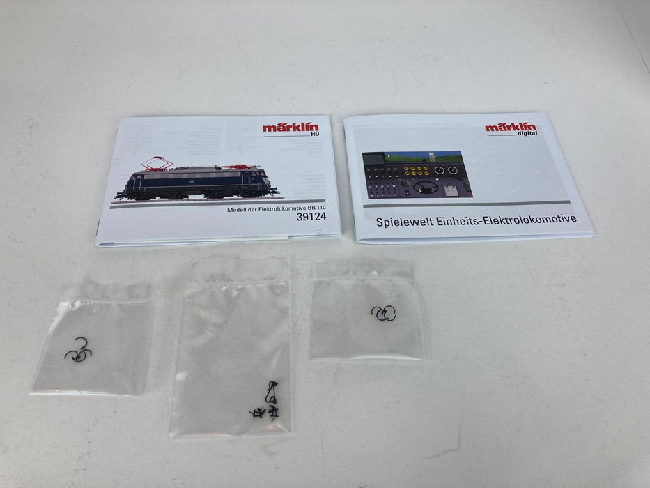 Märklin 39124 – Elektrolokomotive BR 110.3 „Bügelfalte“ – MFX + und Sound