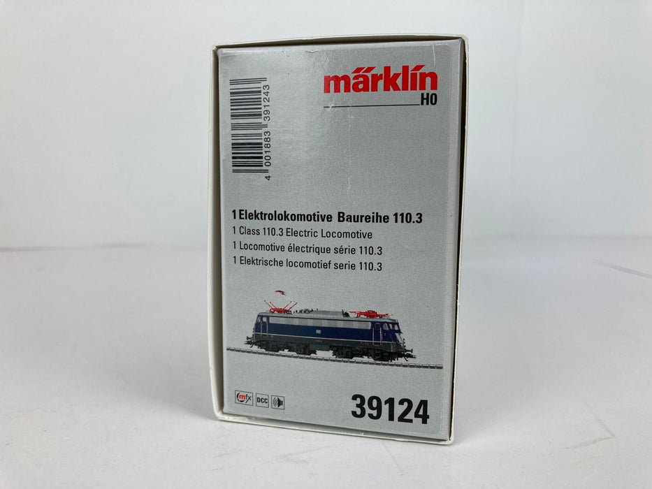 Märklin 39124 – Elektrolokomotive BR 110.3 „Bügelfalte“ – MFX + und Sound