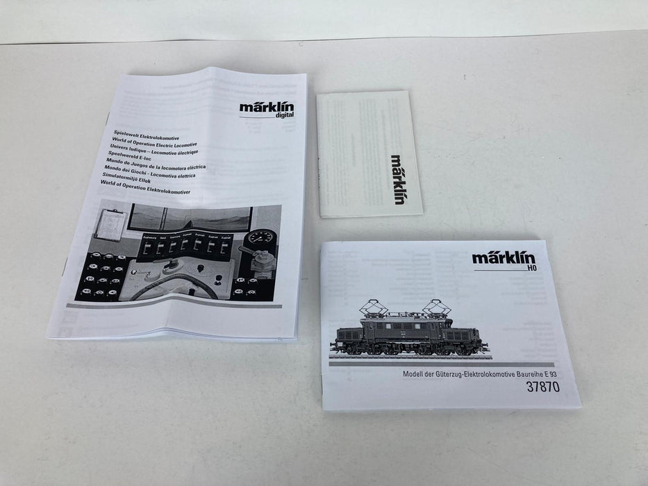Märklin 37870 – DB BR E 93 – MFX+ und Sound – MHI Insider Exklusiv