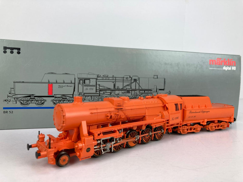 Märklin 37155 – Dampflokomotive BR 52 1996 „Betriebswerk Göppingen“ – DRG – MHI