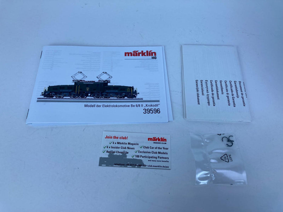 Märklin 39596 - Elektrische Lokomotive Be 6/8 II „Krokodil“ - MFX+ und Sound